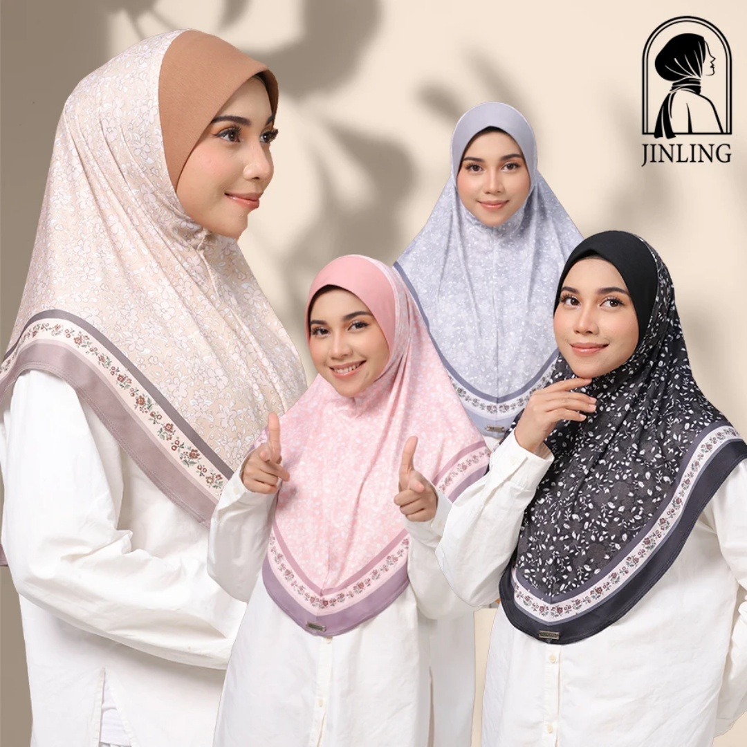 Women's Stretch Chiffon Instant Hijab Headscarf